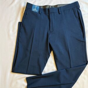 Kenneth Cole Reaction Blue Dress Pants Flex Waist Modern Fit NWT